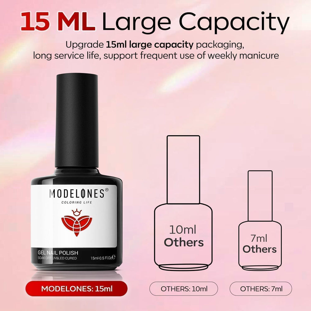 Modelones UV/LED curing process demonstrated for quick nail coloring.