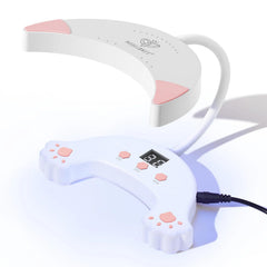 Modelones UV LED Nail Lamp on desk for fast gel curing and salon-grade results.