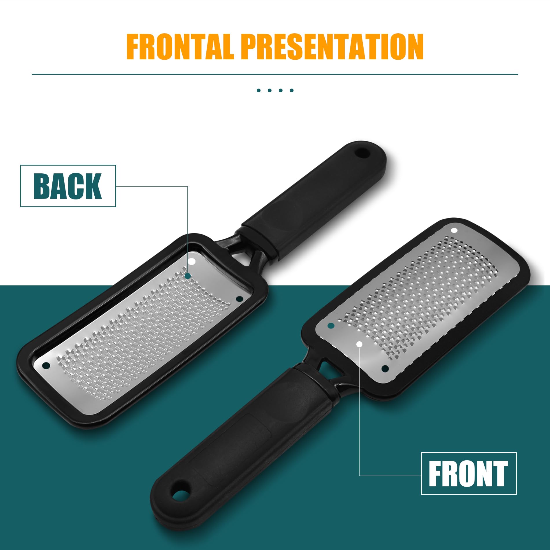 MODENGKONGJIAN foot-grater-texture conforms to curves for comfortable filing.