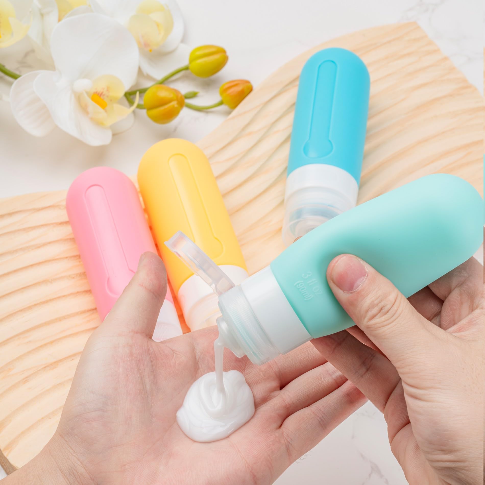 MODENGKONGJIAN travel bag zipper kit keeps containers organized
