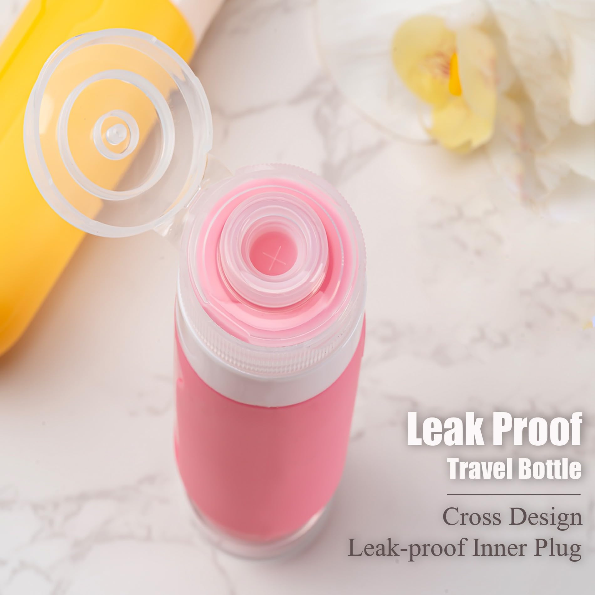 MODENGKONGJIAN TSA-approved travel bottles fit airline limits on the go