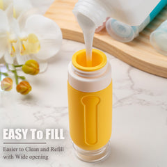 MODENGKONGJIAN wide-mouth silicone bottles for easy filling and cleaning