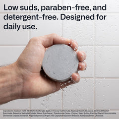 Modern Mammals Light Shampoo Bar athlete-use scene emphasizes daily gentle cleansing