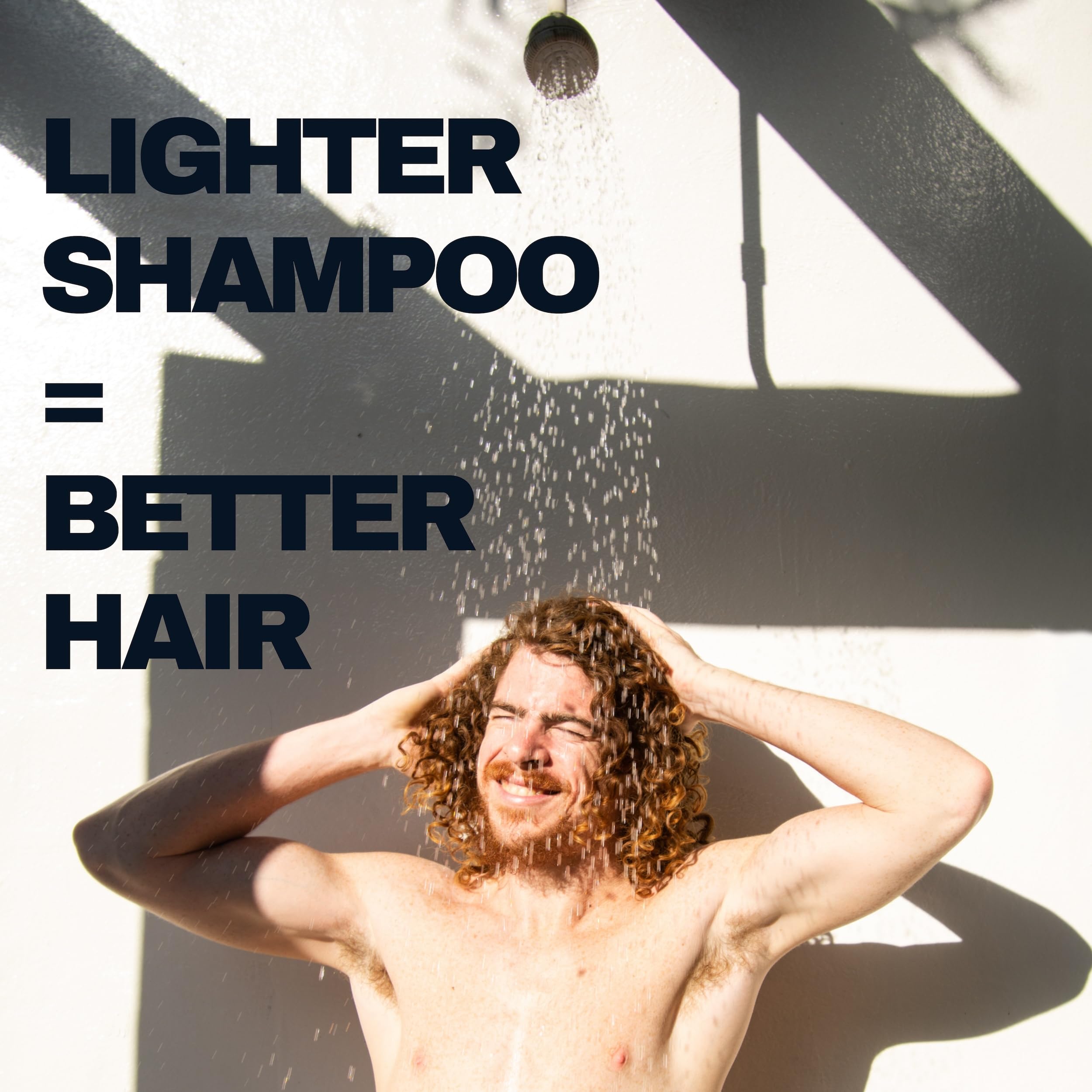 Modern Mammals Light Shampoo Bar closeup texture shows low-suds formula for sensitive scalps
