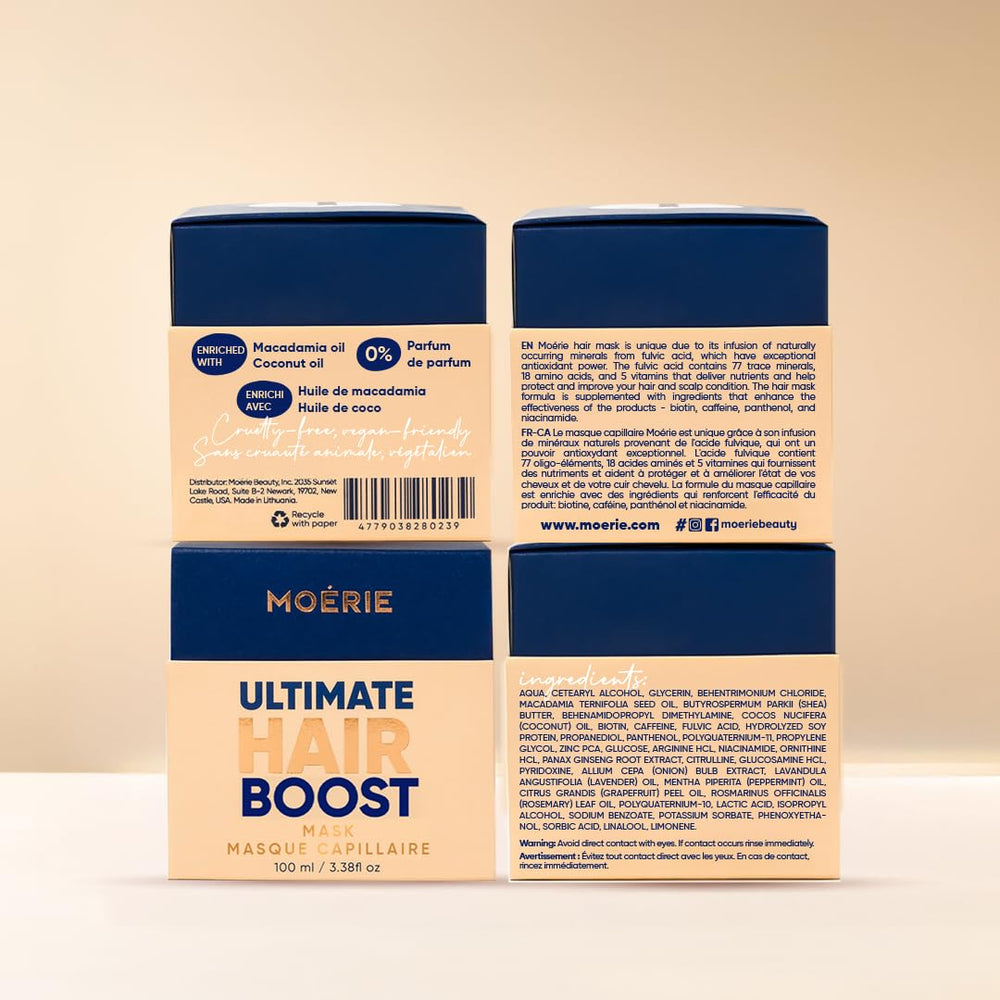 Moerie label communicates vegan, cruelty-free, and clean formulas for daily care.