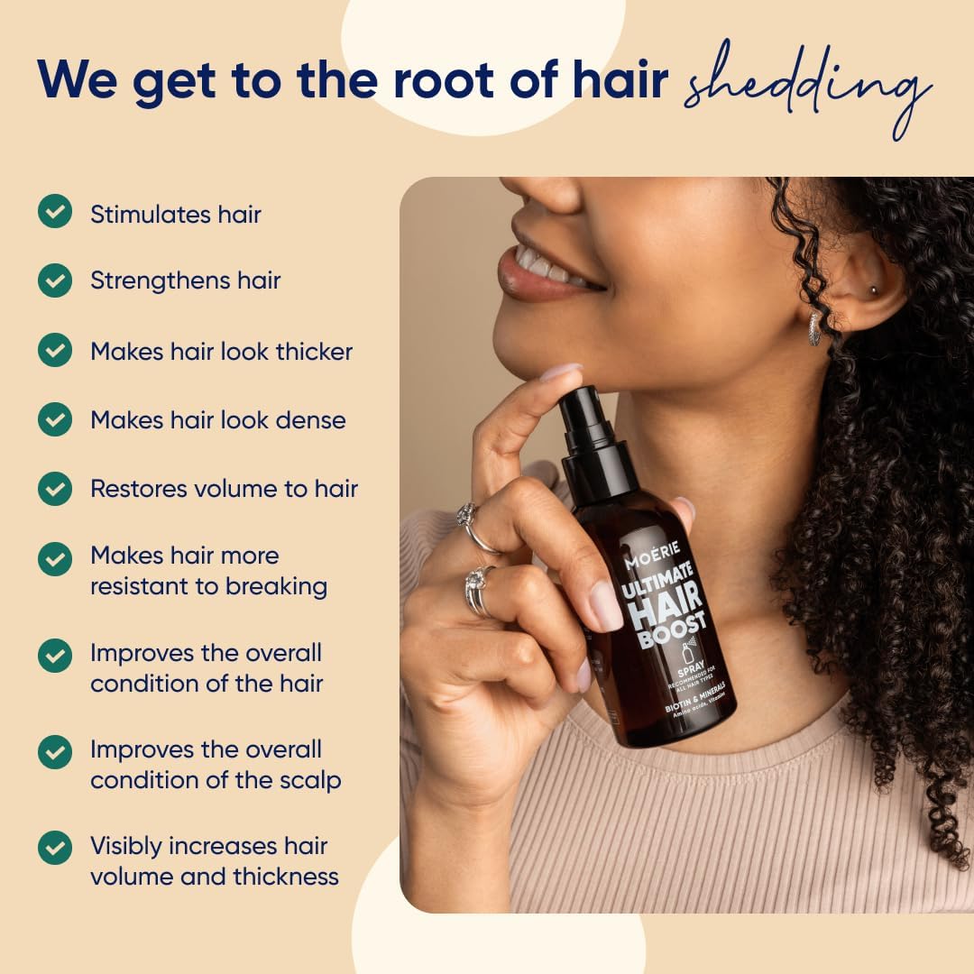 Moerie Ultimate Hair Boost Spray: efecto volumen para añadir cuerpo y peinados con estilo