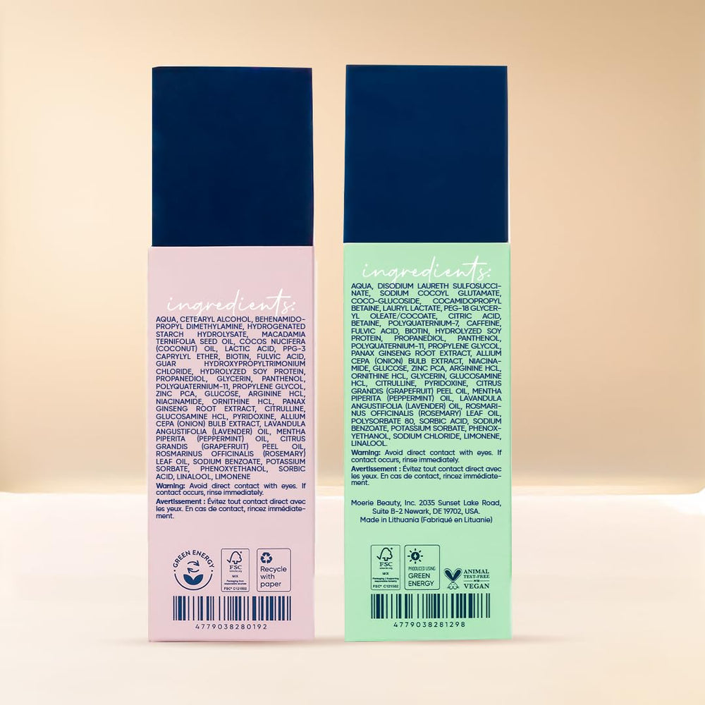 Moerie vegan and cruelty-free certification icon on packaging