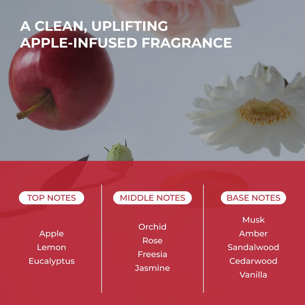 MOEV ANNURCATIN Hair Mask fragrance apple vanilla during use