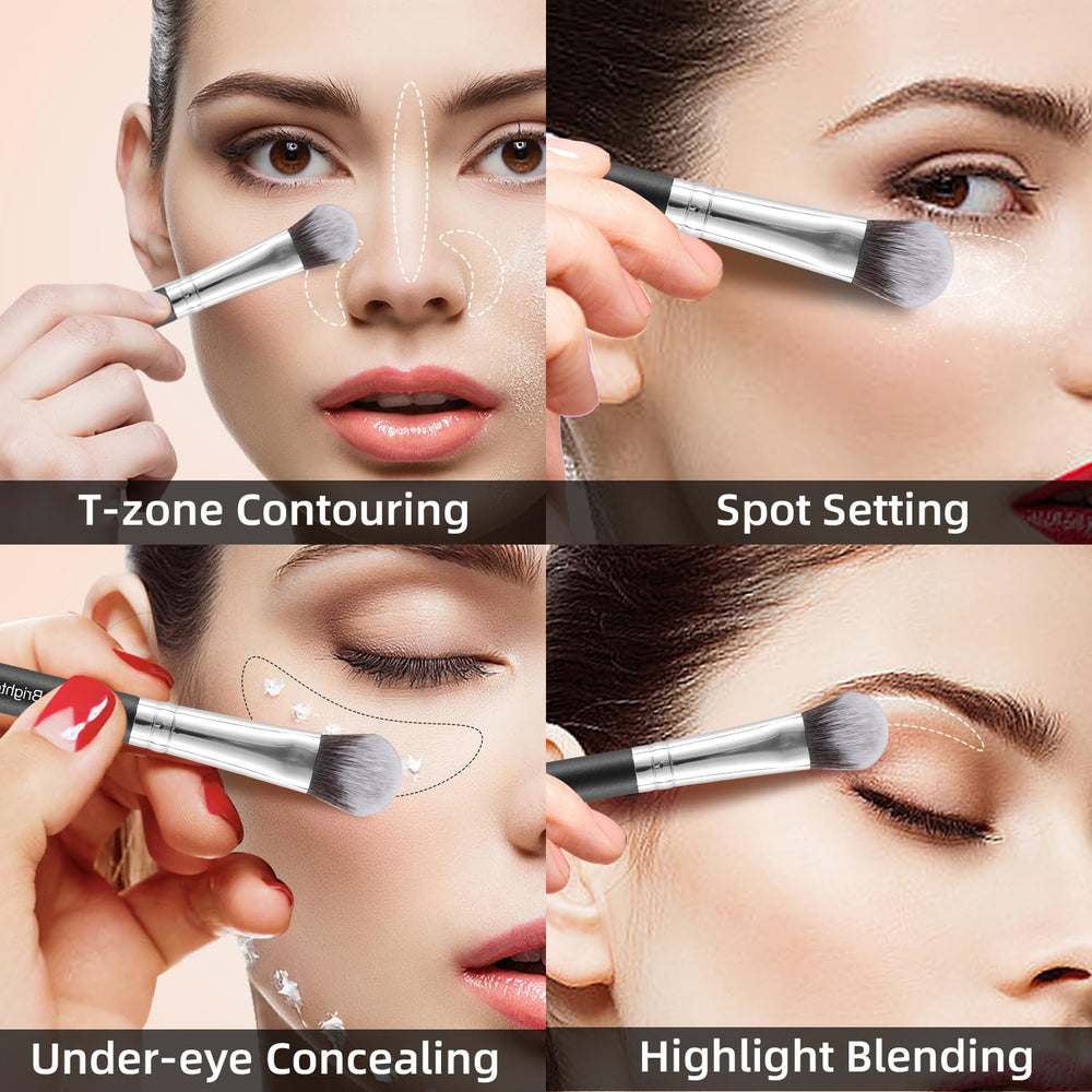 MOGILAN Kitten Paw powder concealer brush for natural finish