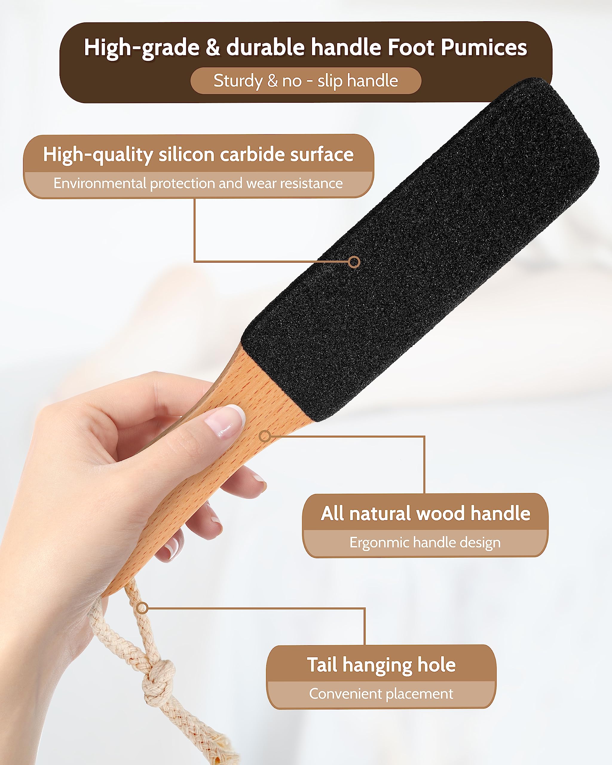 MoHern foot-washboard-silicon-carbide-sand delivers durable, uniform abrasion for smoother soles.