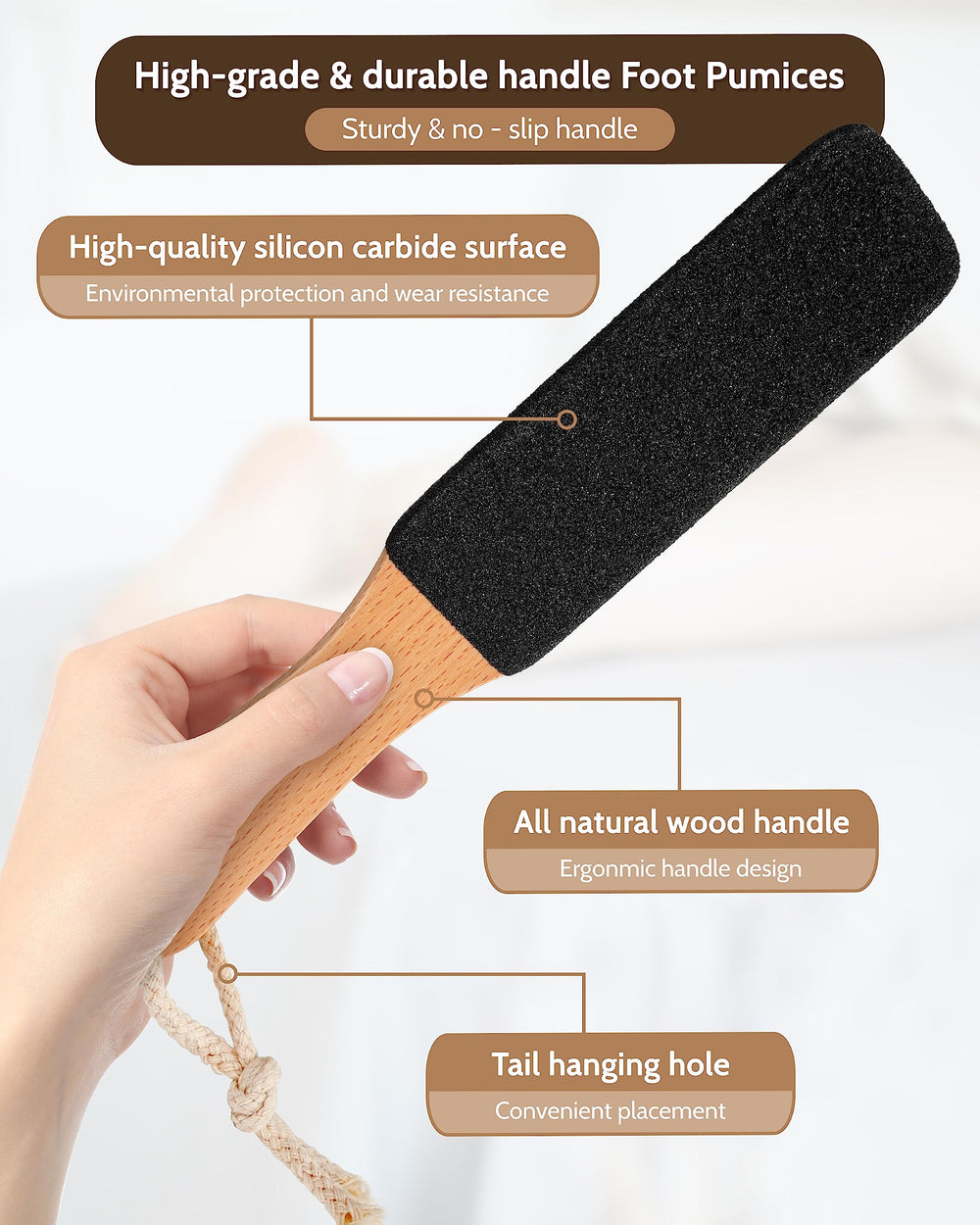 MoHern foot-washboard-silicon-carbide-sand delivers durable, uniform abrasion for smoother soles.
