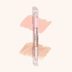 Moira Dual Brow Highlighter Pencil outer packaging highlights vegan, cruelty-free credentials.