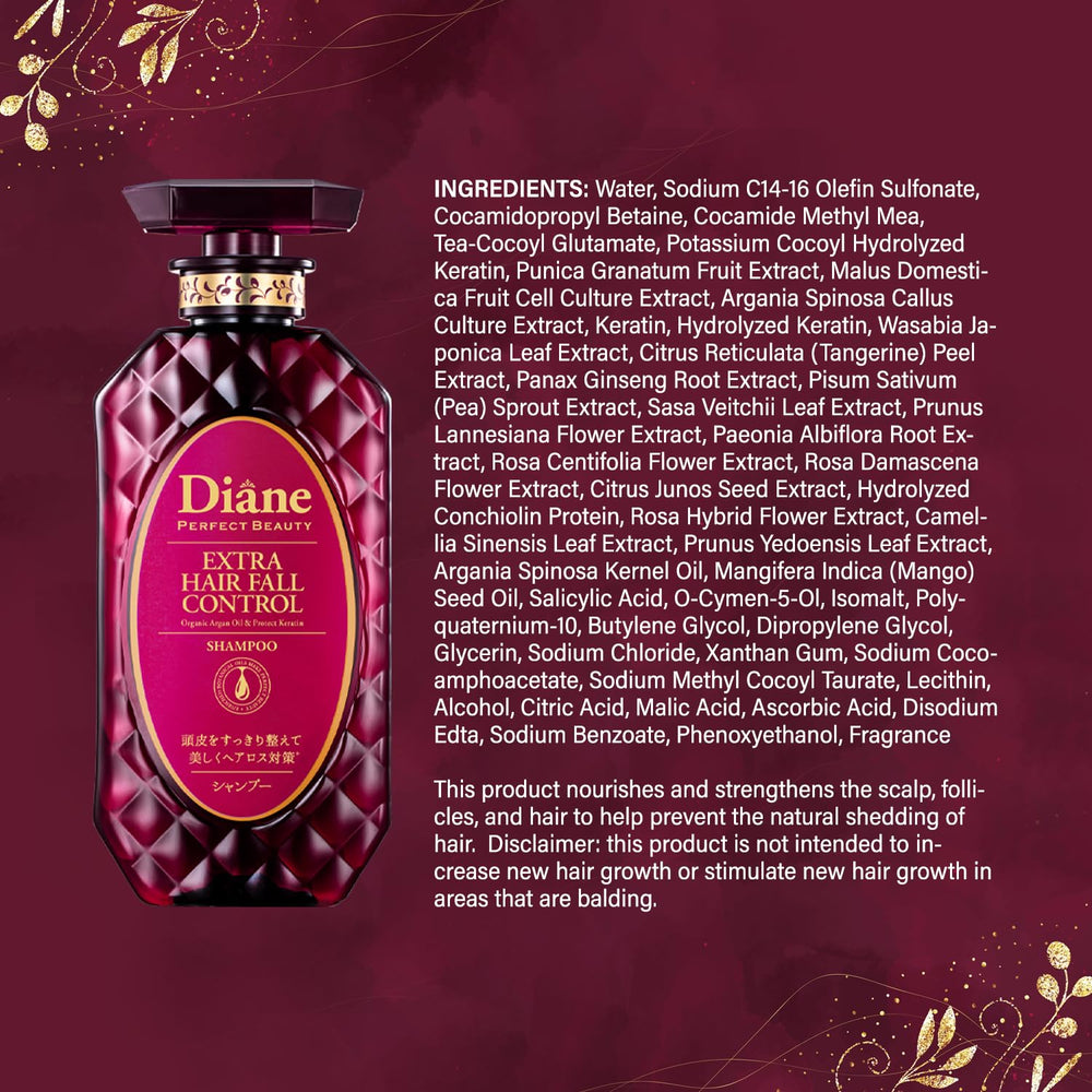 Moist Diane finished thick and smooth-looking hair after wash