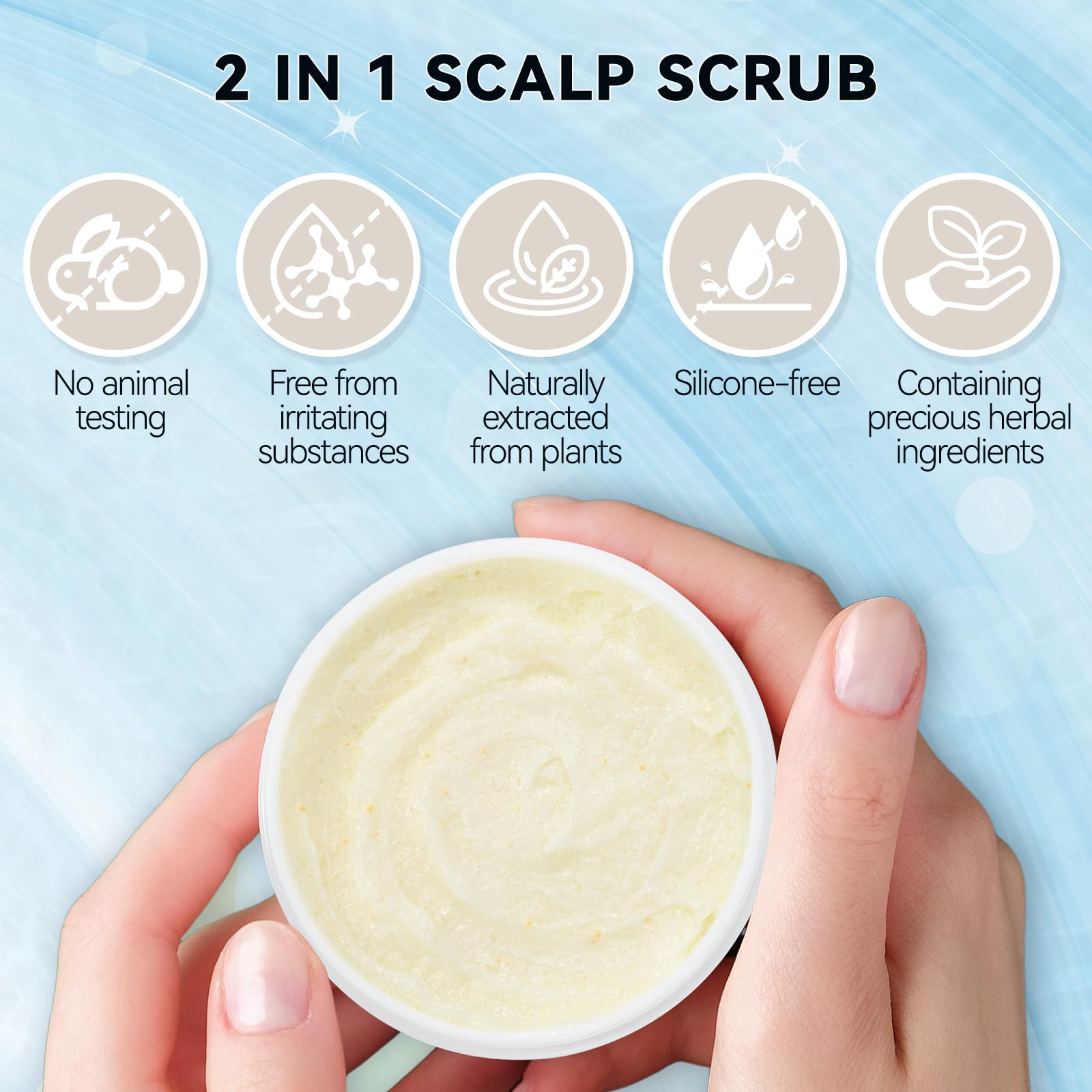 Mokasakiso Scalp Scrub foam lather reveals luxurious cleansing experience