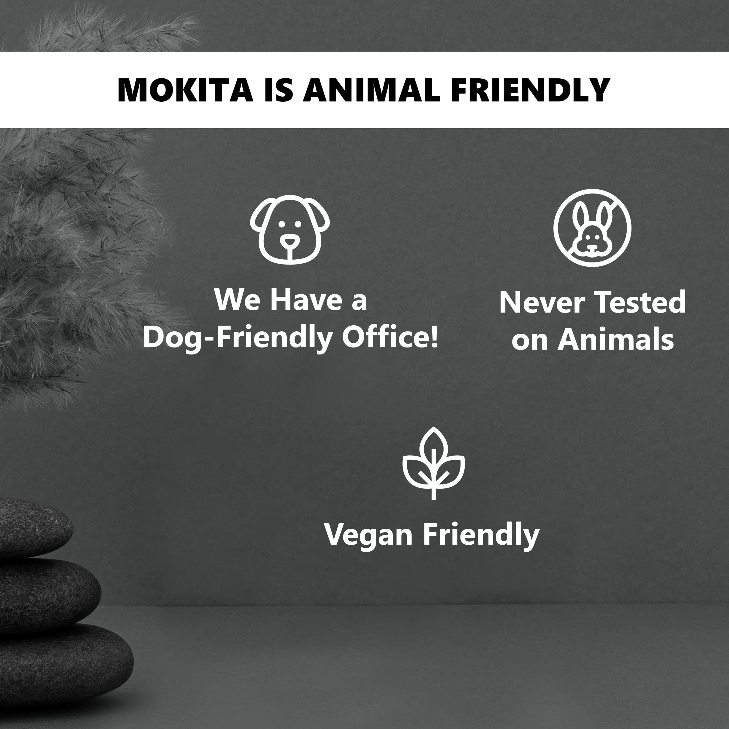 Mokita Naturals clarifying action helps remove buildup from hair.