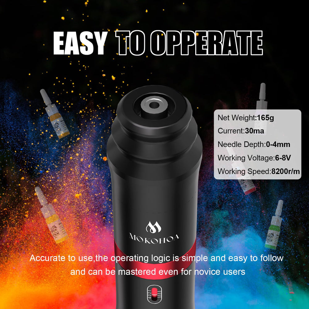 MOKOHOA needle cartridges in package deliver smooth ink flow and consistent application.