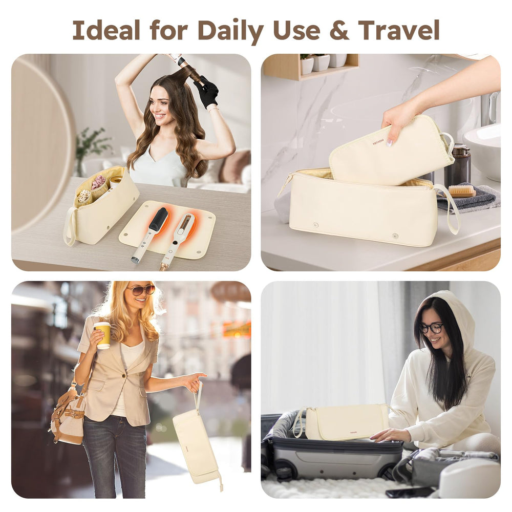 MOKURA foldable design with a built-in handle for travel