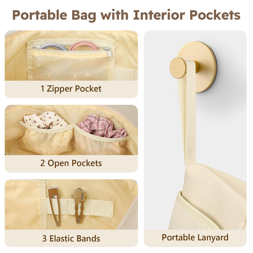 MOKURA interior pockets organize clips and small accessories
