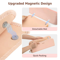 MOKURA interior with pockets and elastic bands for organization.