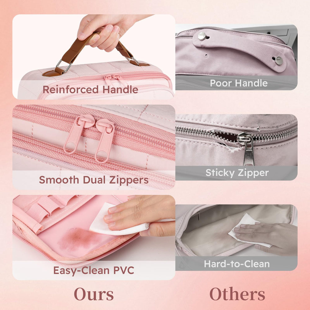 MOKURA Waterproof lining enables easy wipe-clean interior after travel or workouts.