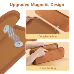 MOKURA travel bag fits up to 14-inch tools, offering spacious organization.