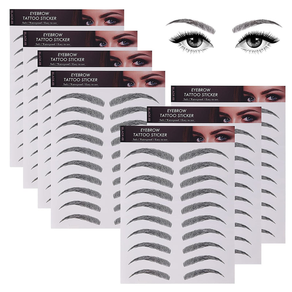 Molain 4D eyebrow stickers hair-like strokes for a natural brow look