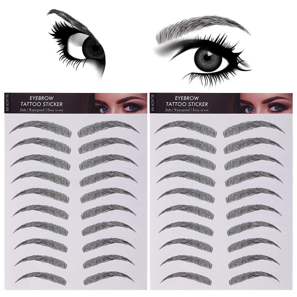 Molain 4D eyebrow stickers natural-look brows with realistic hair-like detail