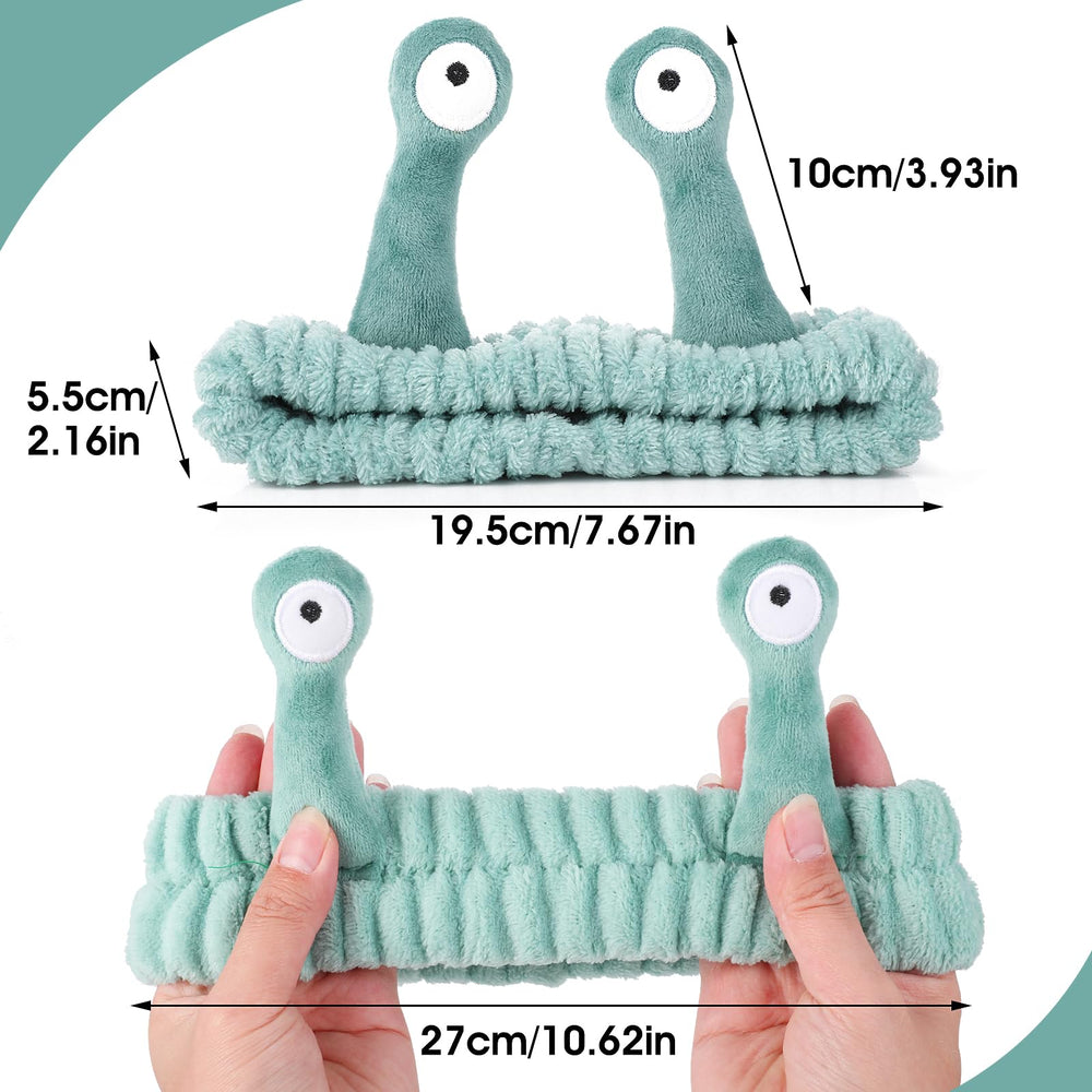 Molain palm-snail headband pink design ideal for spa and makeup routines.