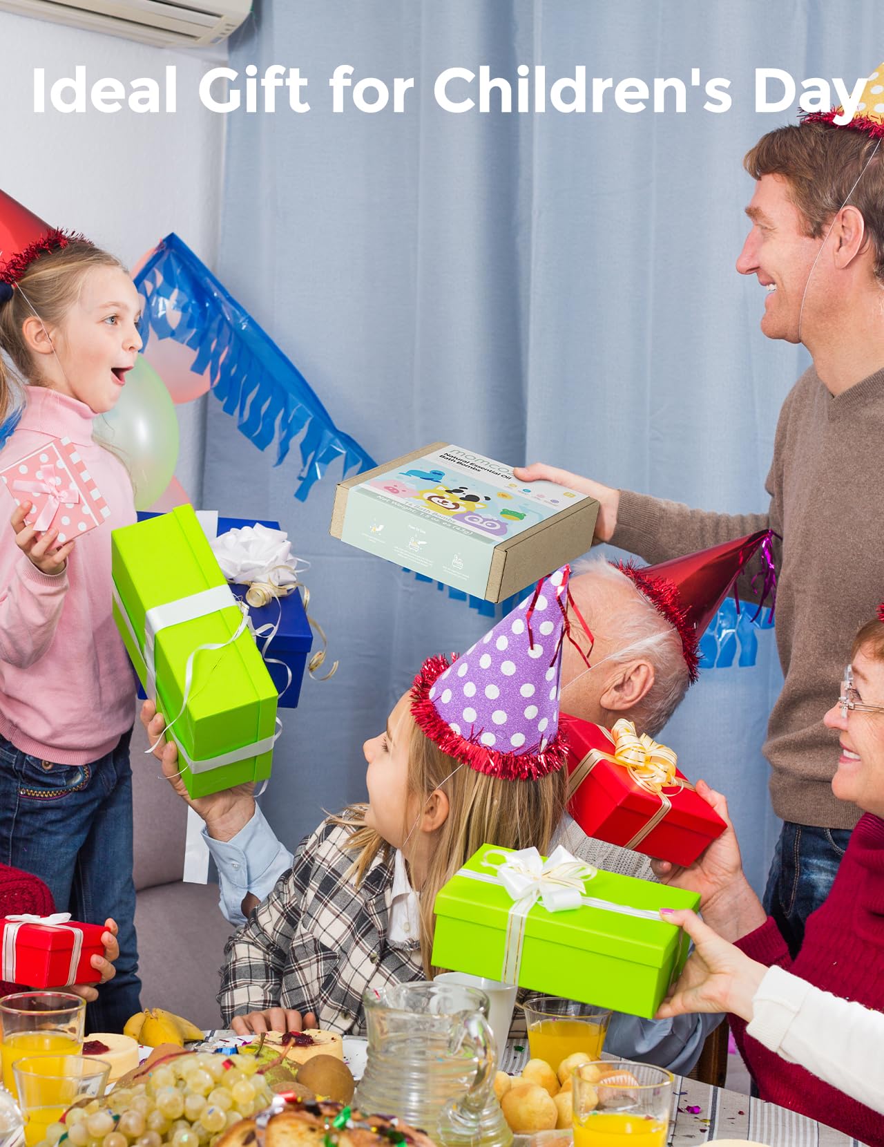 Momcozy bath bombs offer a multi-sensory bath experience kids love.