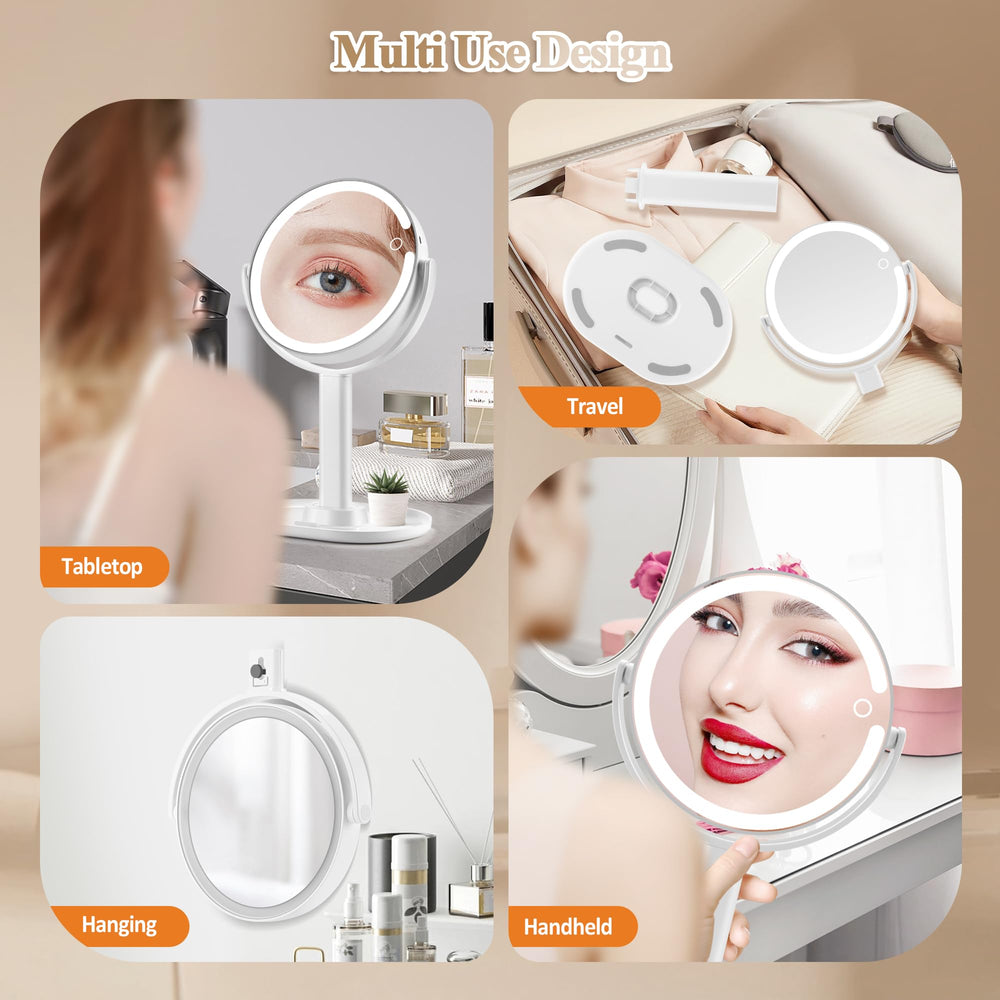 MOMOKUBA portable makeup mirror ideal for travel and compact storage