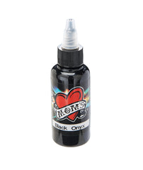 MOM'S Millennium Black Onyx ink bottle for bold lines and long-lasting shading.