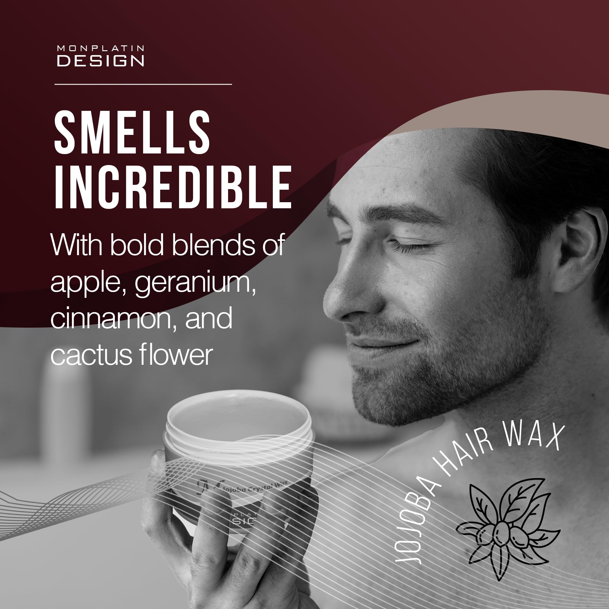 Mon Platin Professional grapefruit scent daily use wax with refreshing fragrance
