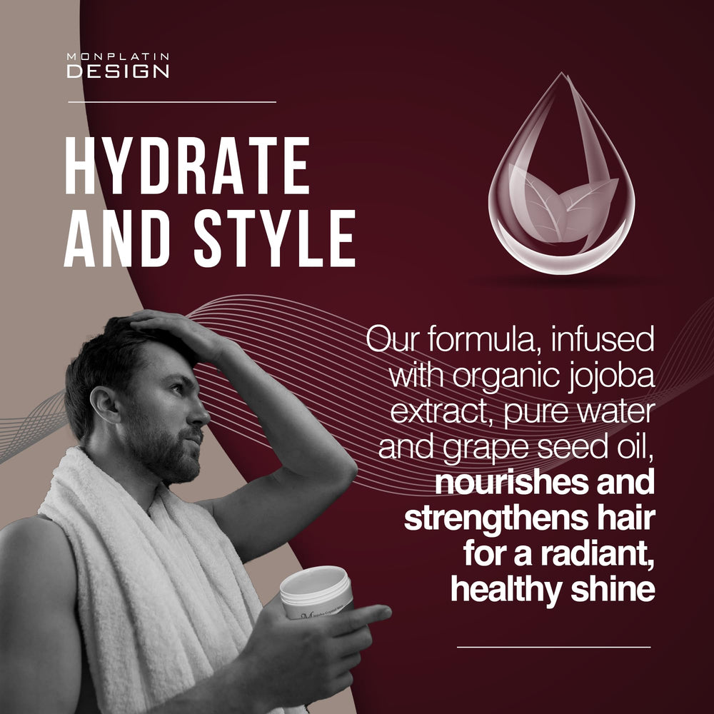 Mon Platin Professional jojoba extract nourishes hair during wax application