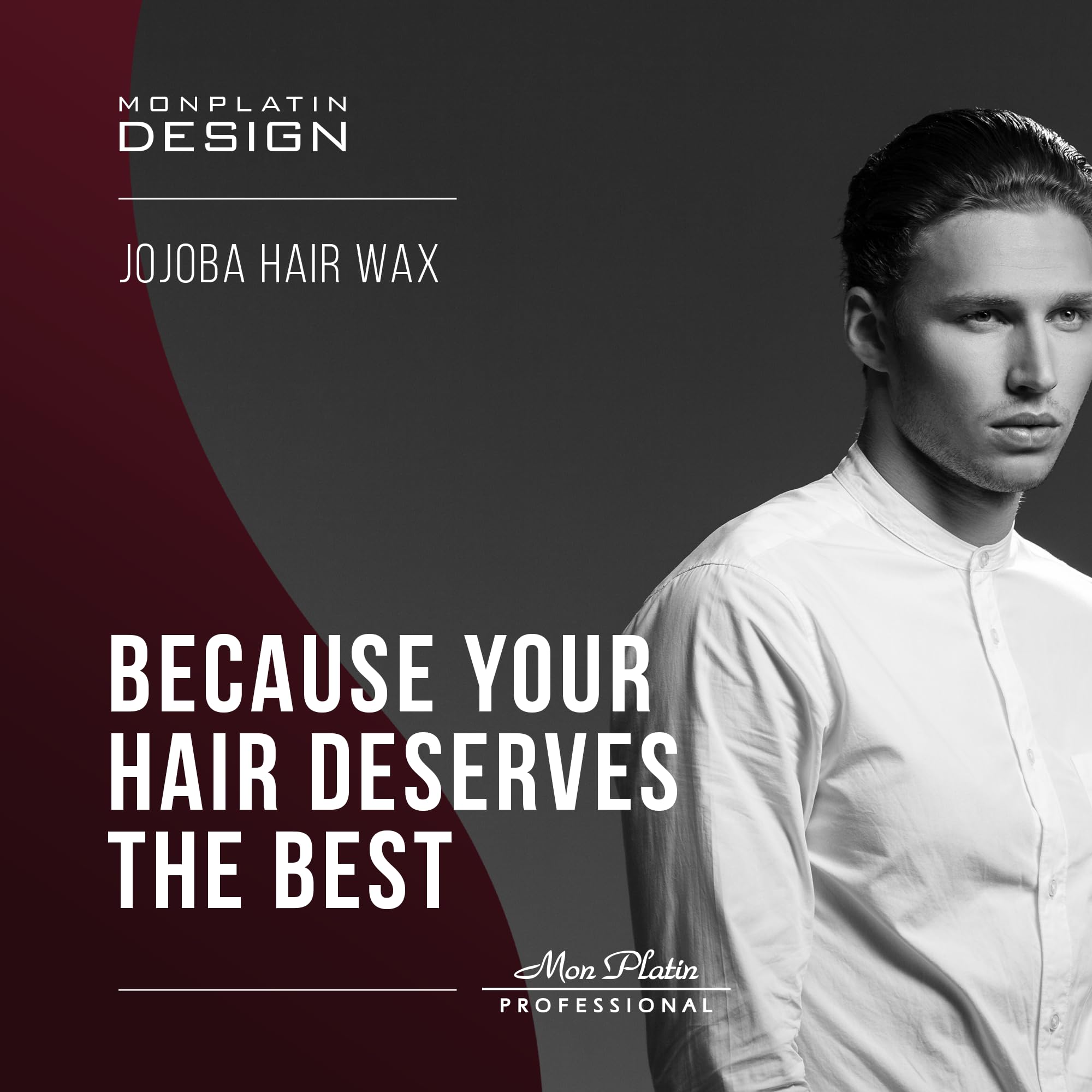 Mon Platin Professional wax with jojoba oil essence nourishes hair