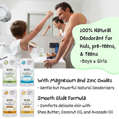 MONA Honeydew deodorant contains no aluminum or harsh chemicals for safer use.