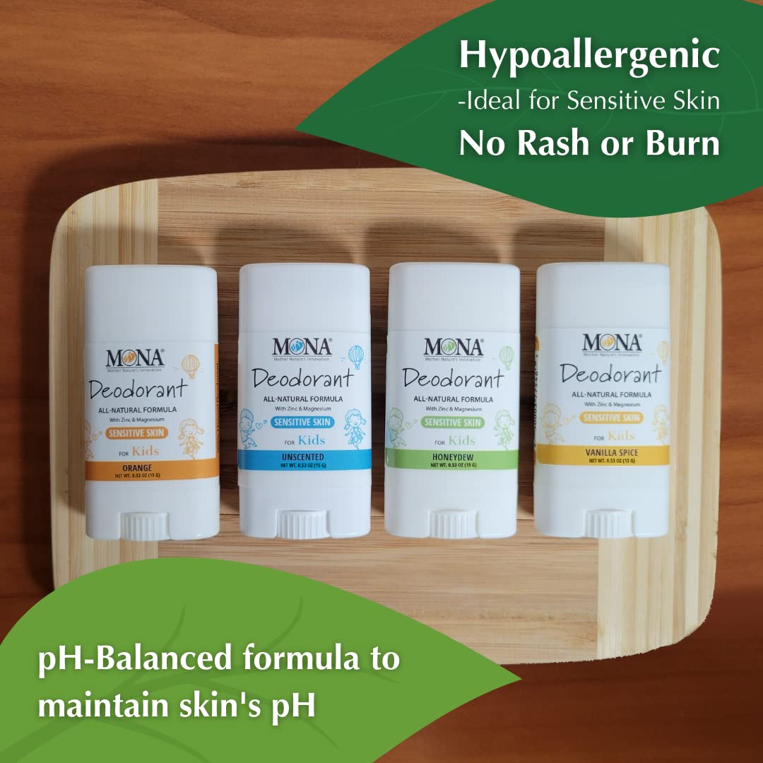MONA magnesium-zinc oxide close-up for sensitive skin odor neutralization