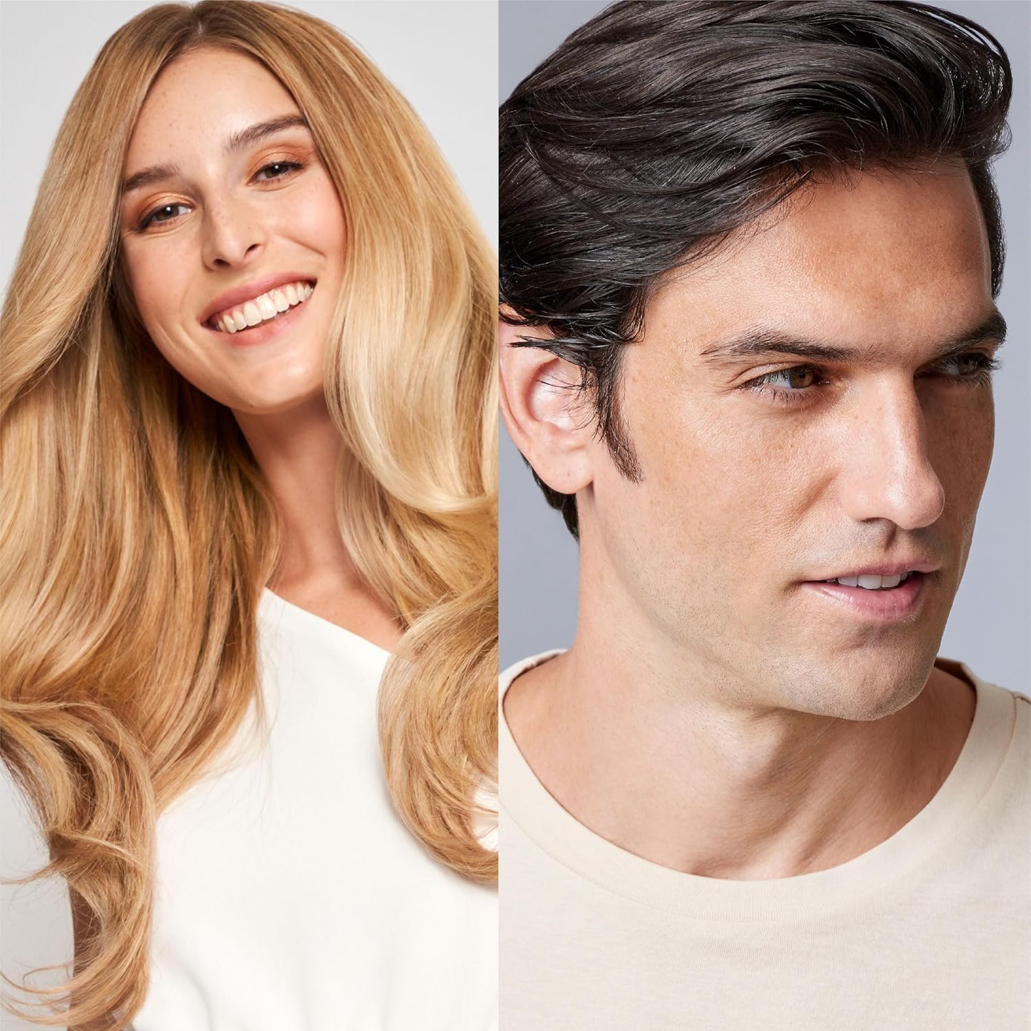 MONAT Black Conditioner close-up shows detangling and smooth hair feel.