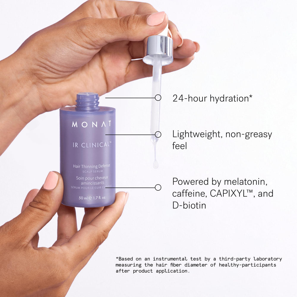 MONAT IR Clinical lightweight formula provides comfortable, fast-absorbing scalp care