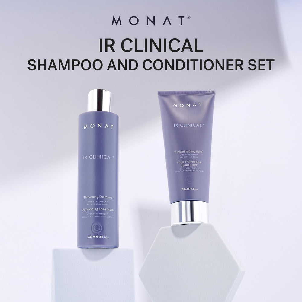 MONAT IR Clinical Thickening Shampoo with rosemary visual signals scalp nourishment