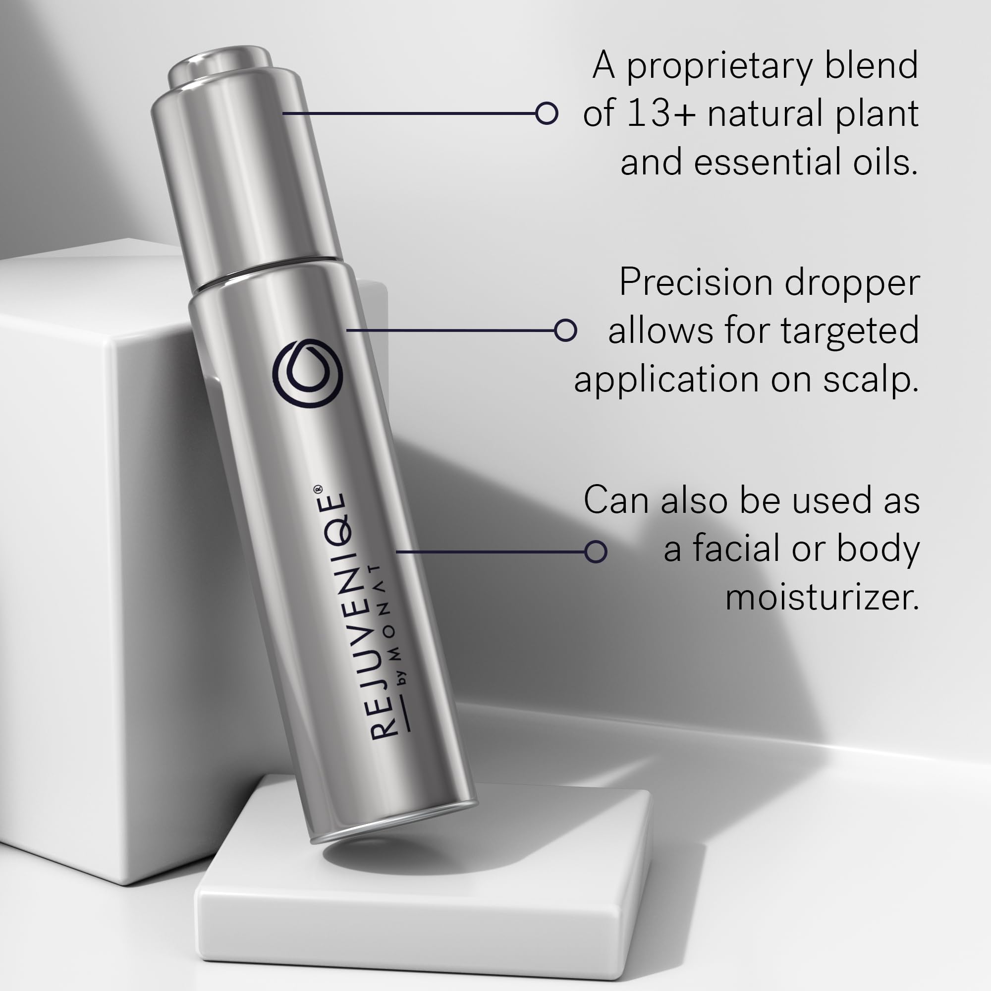 MONAT REJUVENIQE Oil hydrates skin for a softer, supple feel.