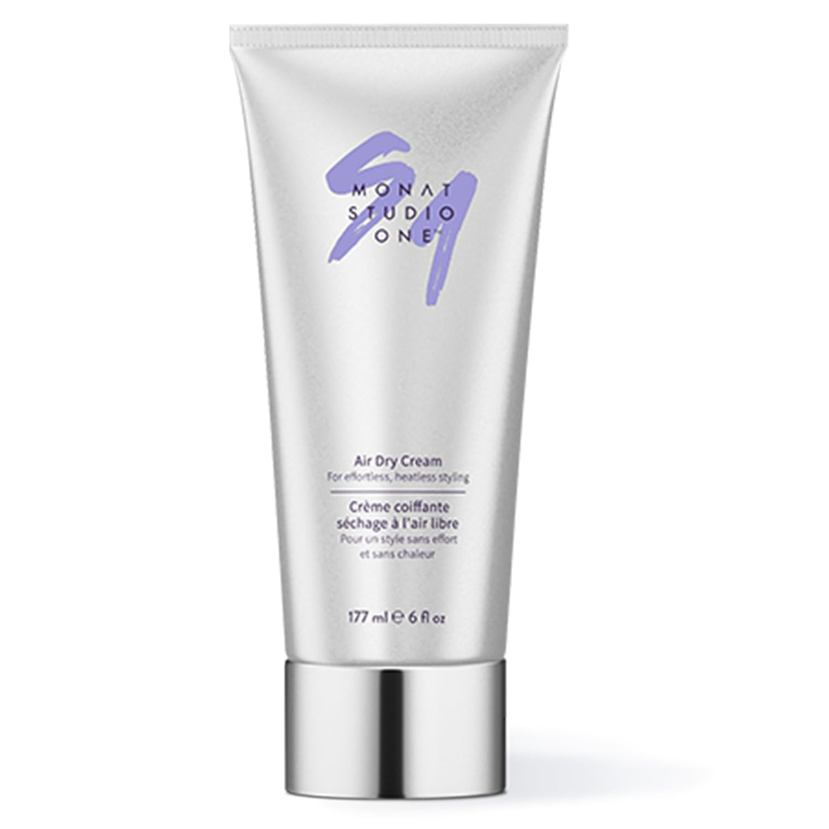 MONAT STUDIO ONE Air Dry Cream bottle; vegan formula supports frizz control.