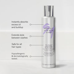 MONAT Studio One Champ rice starch visual highlighting oil absorption and refreshed roots.