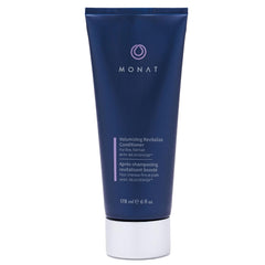 MONAT Volumizing Revitalize Conditioner bottle closeup showcases lightweight hydration for fine hair with volume boost.