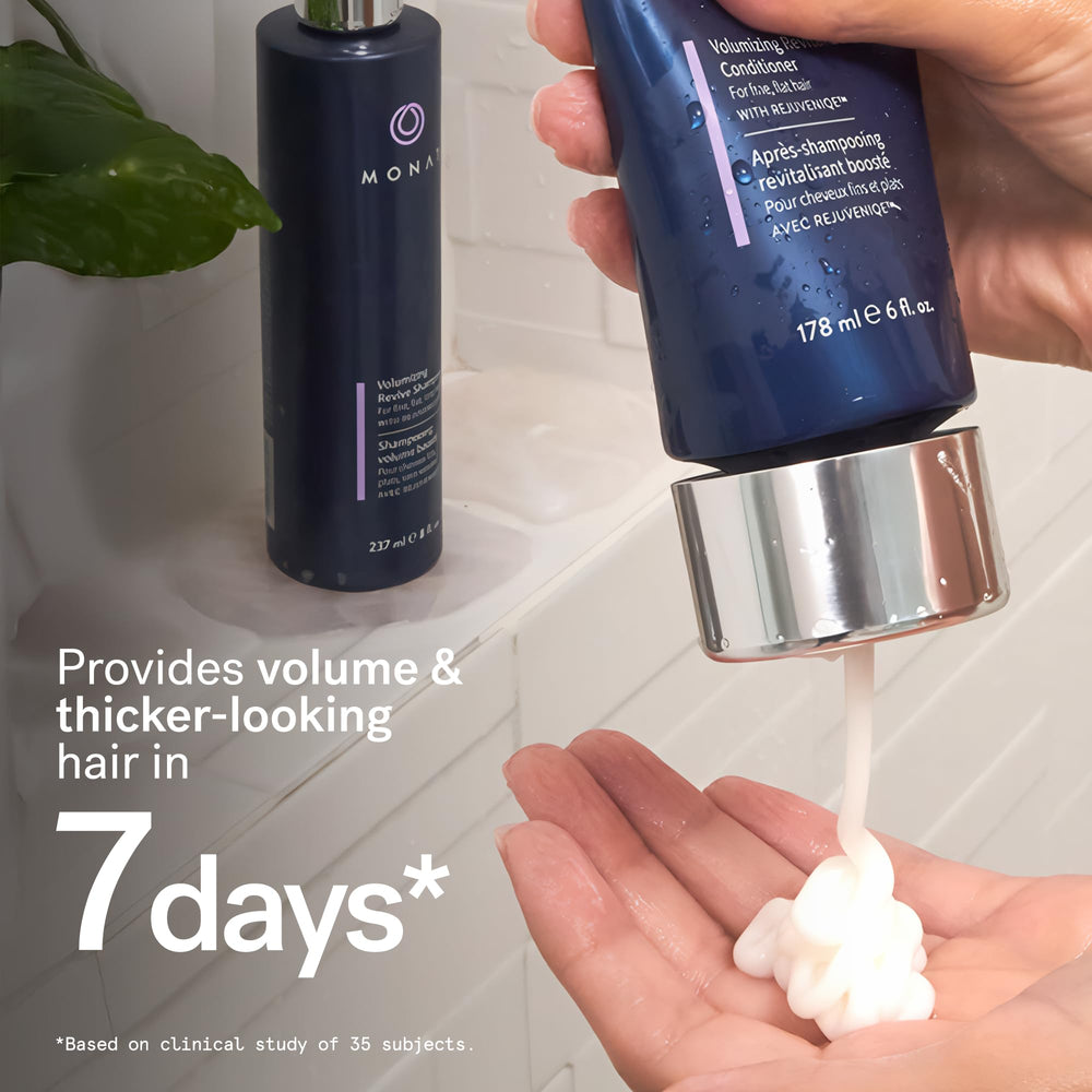 MONAT Volumizing Shampoo lather close-up suggests refreshing cleanse with lift