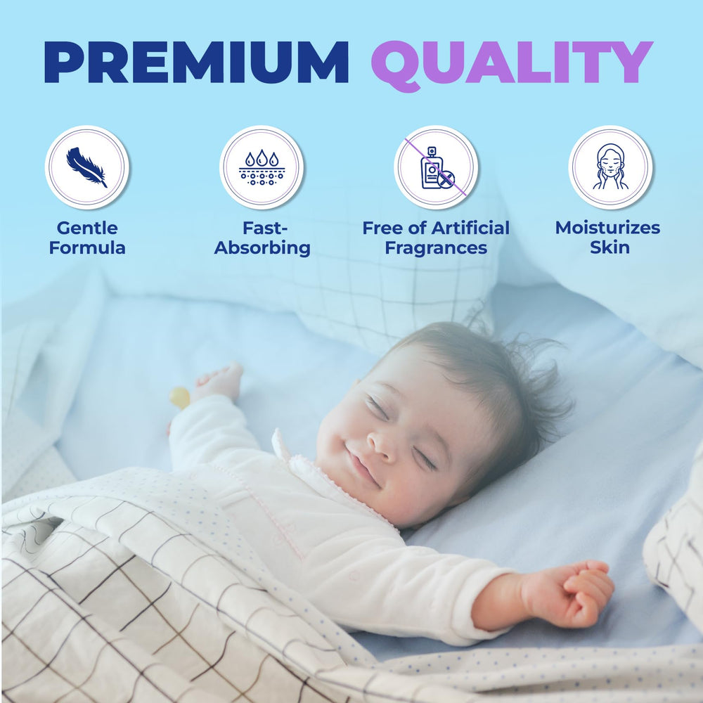 MONIER magnesium lotion kids packaging highlights natural gentle bedtime care