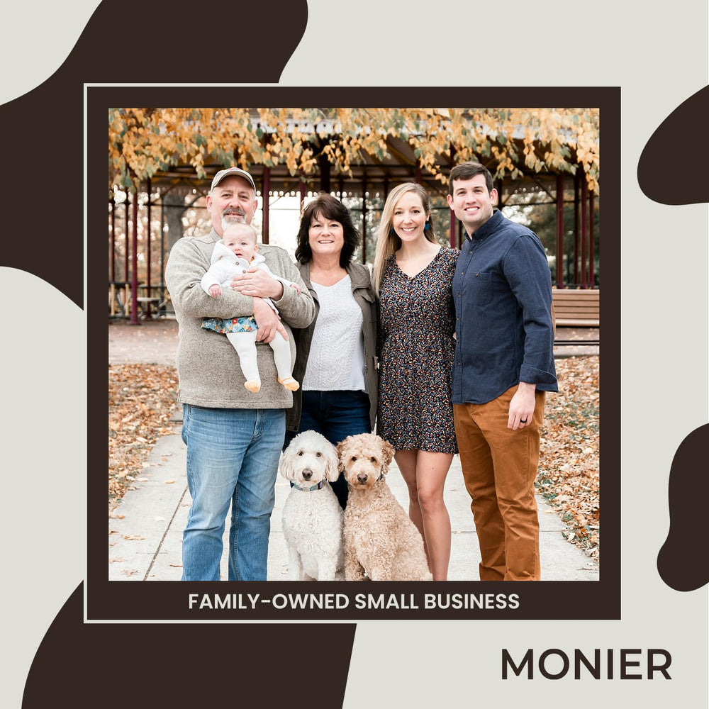 MONIER packaging variation image emphasizes unscented formula for sensitive users