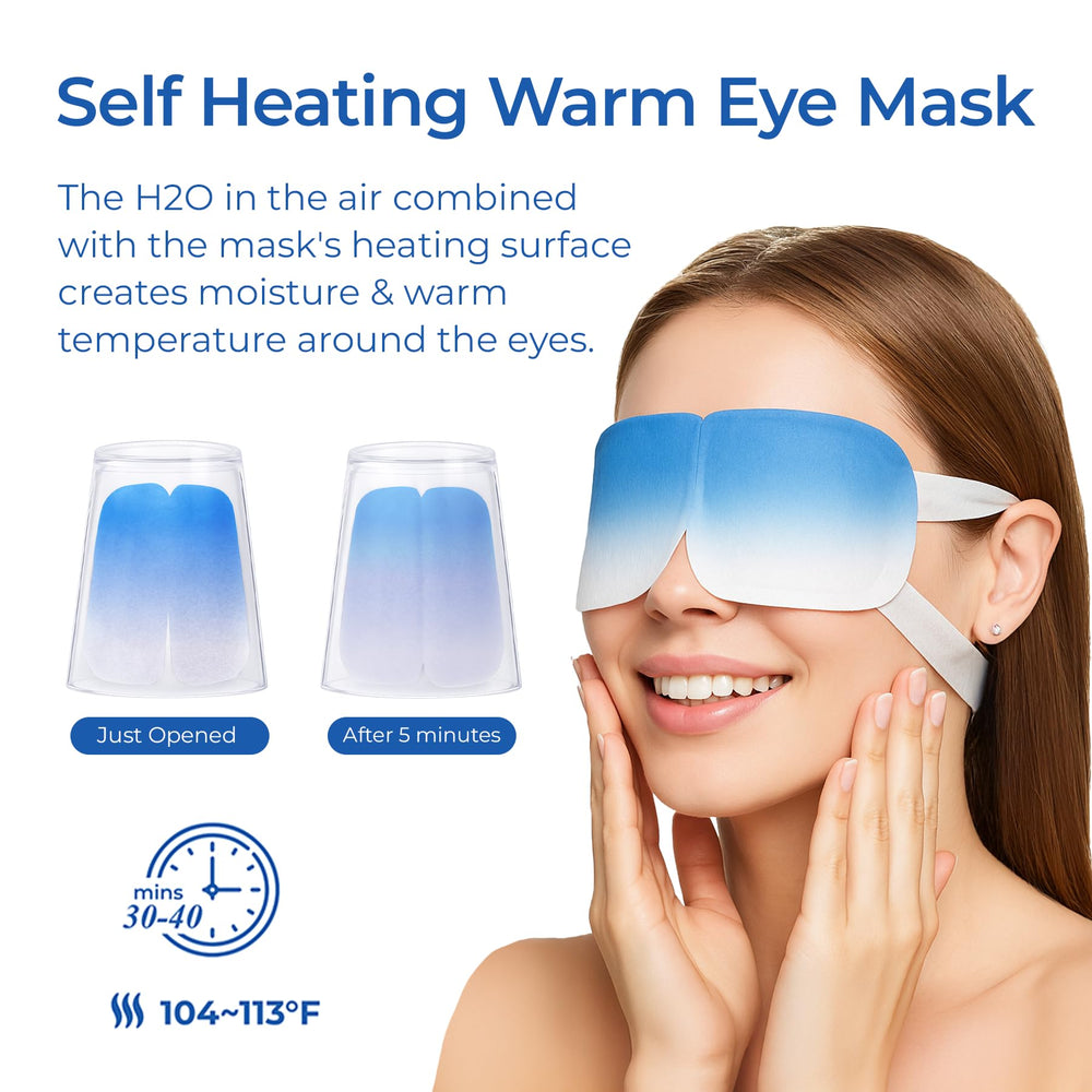 MONIER steam eye mask spa-like at-home relaxation experience.