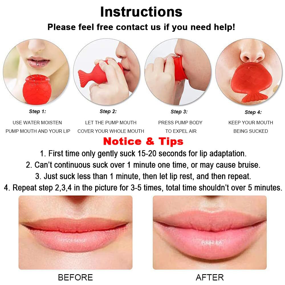 MonLiya suction action demonstrating gentle lip enhancement