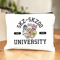 MONNYCAR Stay Fandom makeup bag back view highlighting durable design for travel