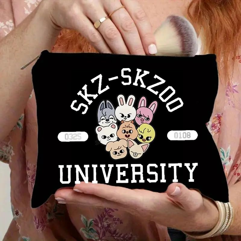 MONNYCAR Stay Fandom makeup bag double-sided design visible from both sides